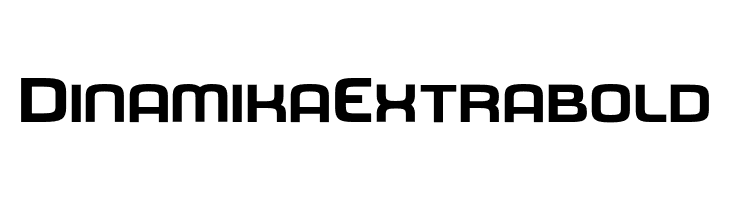 Dinamika Extrabold Font