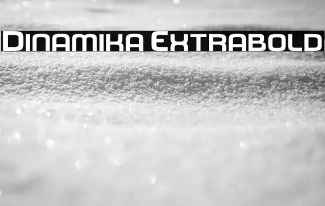 Dinamika Extrabold Example 1