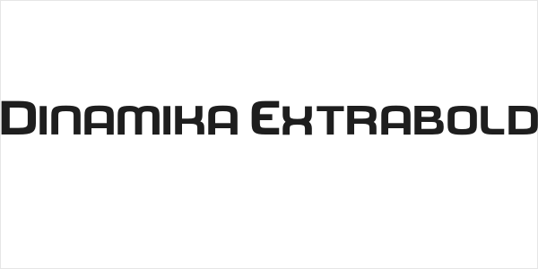 Dinamika Extrabold Logo