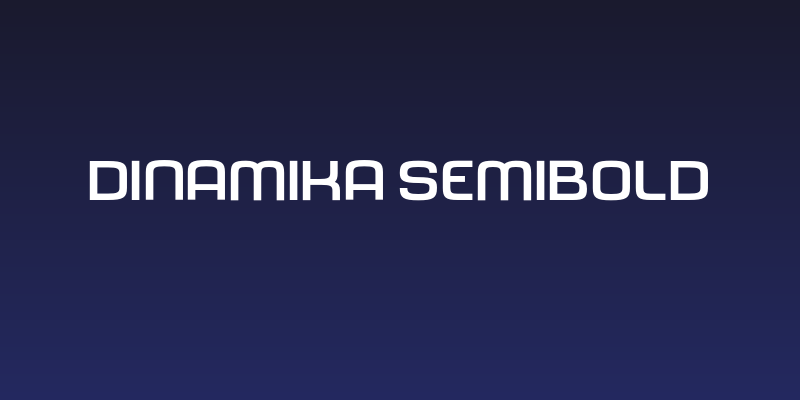 Dinamika Semibold Social Header
