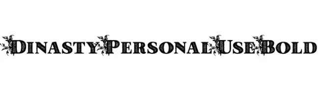 Dinasty Personal Use Bold  baixar fontes gratis