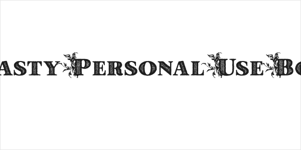 Dinasty Personal Use Bold Logo