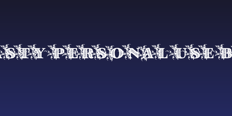 Dinasty Personal Use Bold Social Header