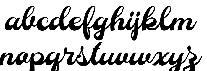 Dinasty Personal Use Regular Font LOWERCASE