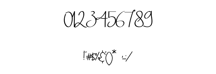 Dinda Font OTHER CHARS