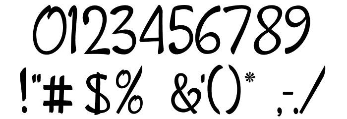 Dindalove Font OTHER CHARS