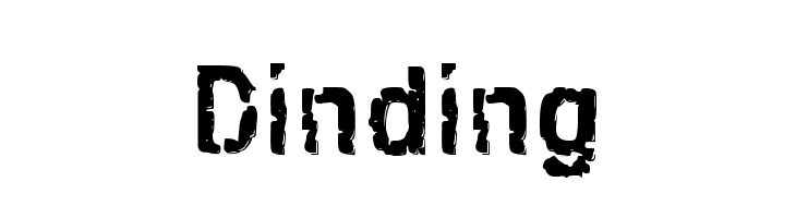 Dinding  नि: शुल्क फ़ॉन्ट्स डाउनलोड
