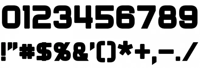 Diner Bold Font OTHER CHARS