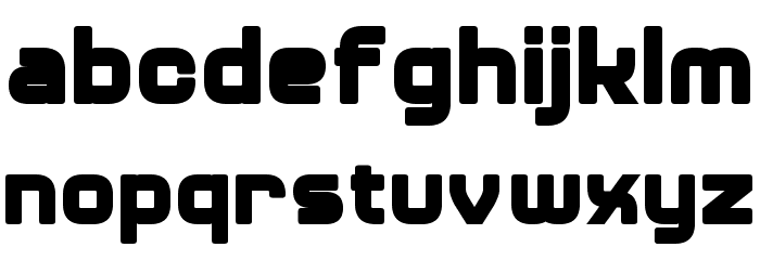 Diner Bold Font LOWERCASE