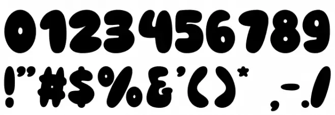 Diner Delight Шрифта ДРУГИЕ символов