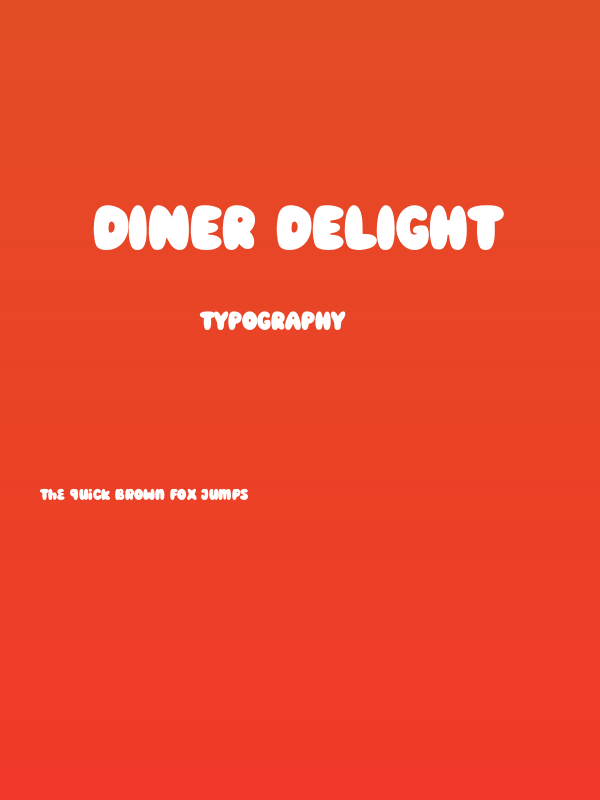 Diner Delight Poster