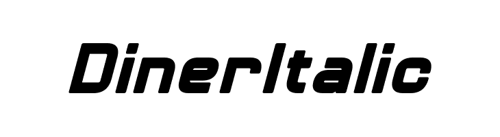 Diner Italic フォント