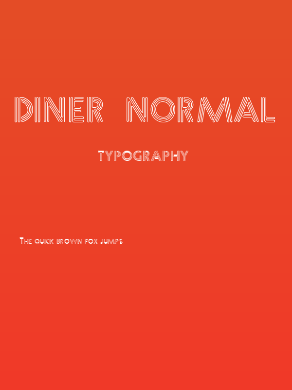 Diner  Normal Poster