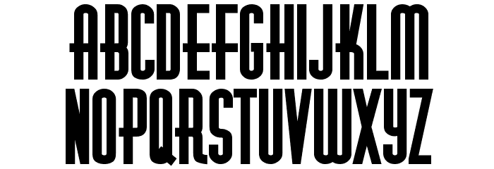 Diner-Obese Font LOWERCASE