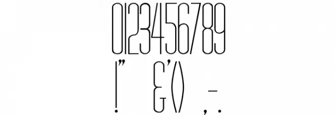 Diner-Regular フォント その他の文字