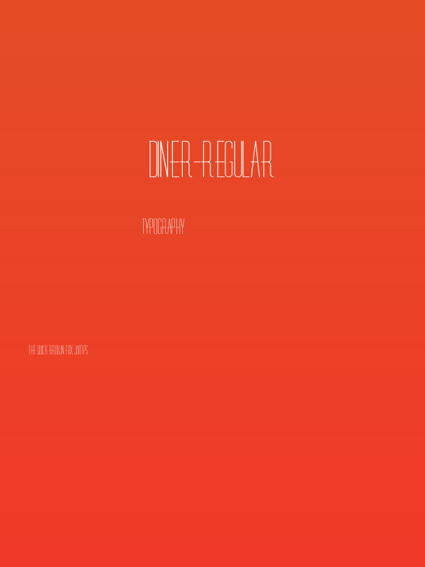 Diner-Regular Poster