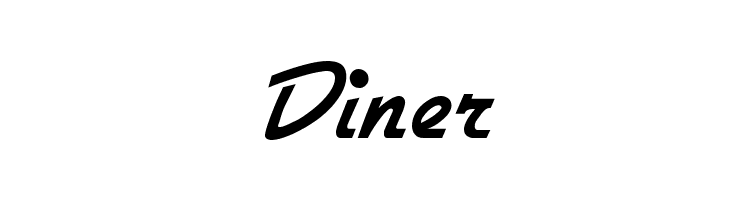 Diner Font Ffonts Net