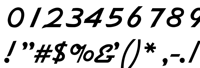Diner Font OTHER CHARS