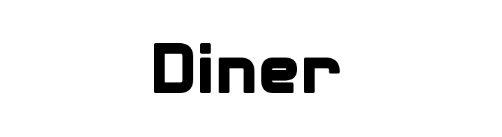 Diner  नि: शुल्क फ़ॉन्ट्स डाउनलोड