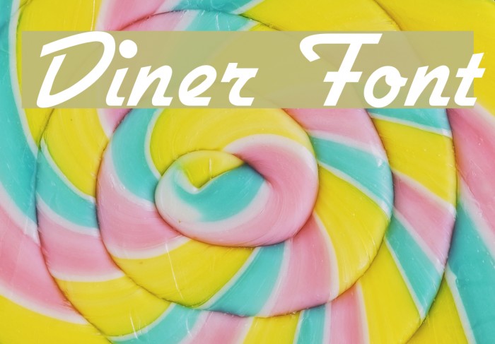 Diner フォント examples