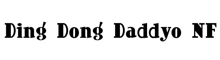 Ding Dong Daddyo NF  नि: शुल्क फ़ॉन्ट्स डाउनलोड