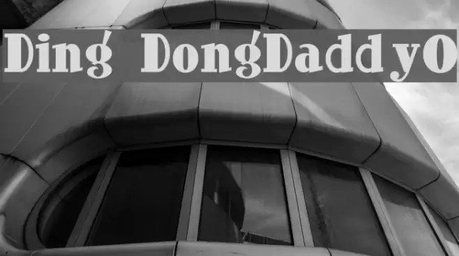 Ding-DongDaddyO Шрифта examples