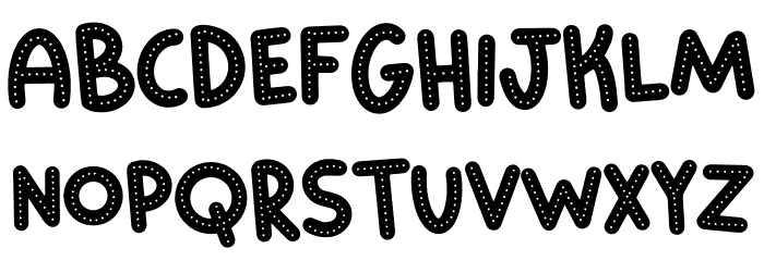 Ding Dong Font LOWERCASE