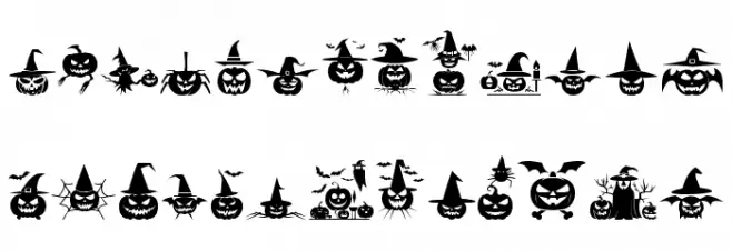 Ding of Halloween ST Fuentes MAYÚSCULAS