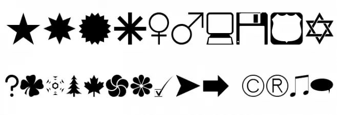 DingDong Signs o' the Times Font OTHER CHARS