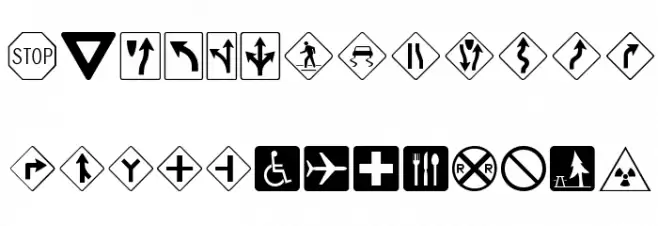 DingDong Signs o' the Times Schriftart Groß