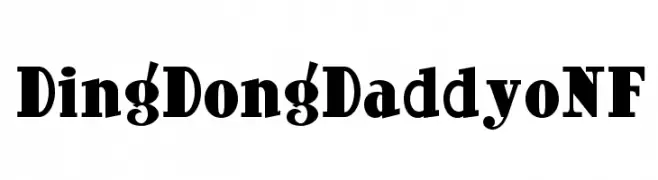 DingDongDaddyoNF  नि: शुल्क फ़ॉन्ट्स डाउनलोड