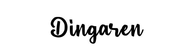 Dingaren  Frei Schriftart Herunterladen
