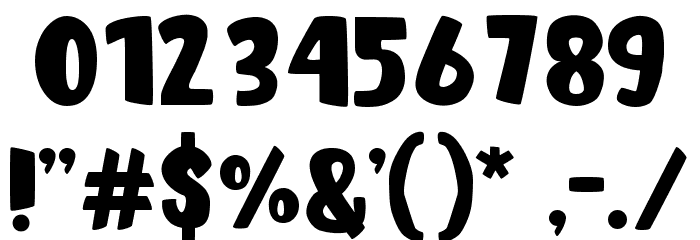Dingdong Font OTHER CHARS