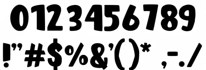 Dingdong Font OTHER CHARS