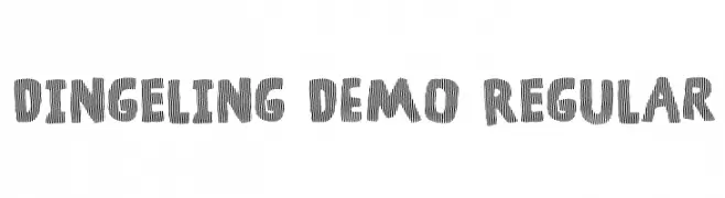 Dingeling DEMO Regular  Frei Schriftart Herunterladen