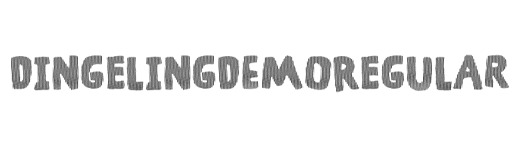Dingeling DEMO Regular Шрифта