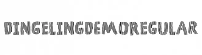 Dingeling DEMO Regular  Descarca Fonturi Gratis