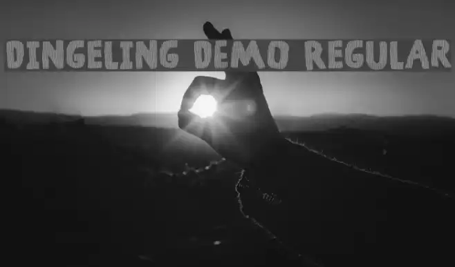 Dingeling DEMO Regular Font examples