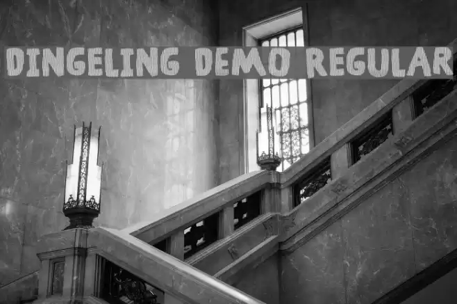 Dingeling DEMO Regular Font examples