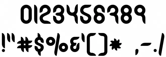 Dinghy Font OTHER CHARS