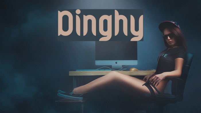 Dinghy Шрифта examples