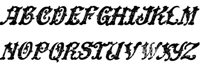 DinglE HuckleberrY Italic Font LOWERCASE