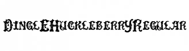 DinglE HuckleberrY Regular  font caratteri gratis