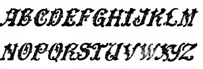 DinglEHuckleberrY-Italic Schriftart Groß