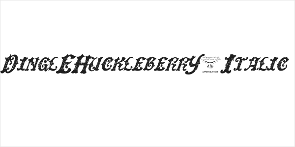 DinglEHuckleberrY-Italic Logo