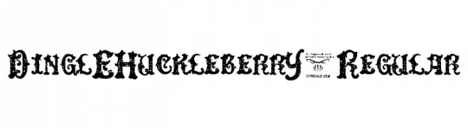 DinglEHuckleberrY-Regular  baixar fontes gratis