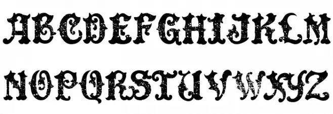 DinglEHuckleberrY-Regular 字体 大写