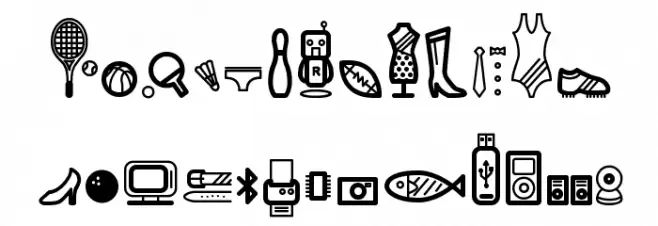 Dingpartment Store 字体 大写