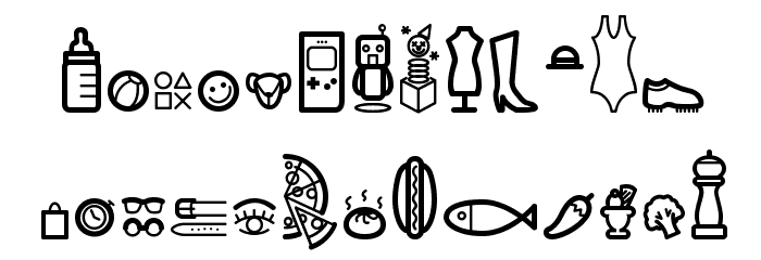 Dingpartment Store Font LOWERCASE