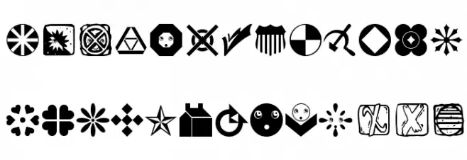 DingsbumsPlus フォント 大文字